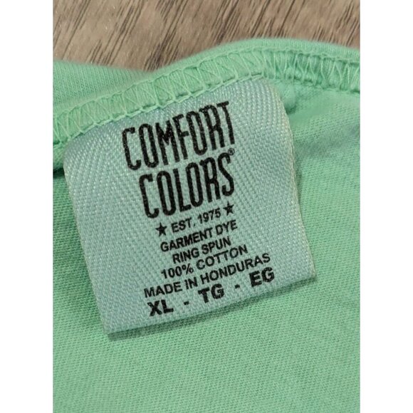 Comfort Colors Tank Top XL Hand In Paw United Battle Against Canine Cancer Green - Picture 5 of 8